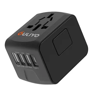 Adaptateur chargeur rapide USB prise de courant prise électrique adaptateur de voyage universel prise Type C