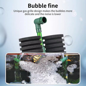 Tôm Fish Aquarium Bio miếng bọt biển lọc với qs200a máy bơm không khí treo phong cách làm bằng nhựa bền - Product Image 5