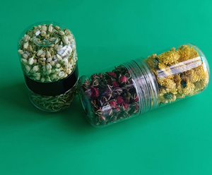 Récipient en plastique à vis à <span class=keywords><strong>2</strong></span> côtés pour le corps, pot transparent cartoon, étiquettes de marque personnalisées, bouteille de thé à fleurs - Product Image 6