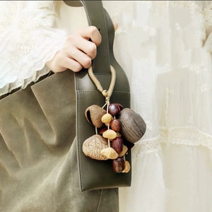 Wholesale Handmade Natural Seed Pod Sound Healing Chime, Fruit Shell <b>Car</b> Hanging <b>Ornament</b> For Yoga Meditation Gift - Product Image 6