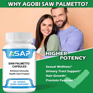 Suplemento de hierbas Saw Palmetto Extract Cápsulas Bulk Natural 100 500mg Saw Palmetto Cápsulas - Product Image 2