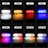 Led Strobe blinkende Kühlergrill-Lichter Auto Notfallwarnlicht für Auto Lkw-Anhänger Beacon-Lampe LED bernsteinfarbenes Seitlicht 12V 24V