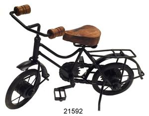 Decoración de bicicleta de hierro para el hogar, juguete personalizado, color negro, venta al por mayor - Product Image 3