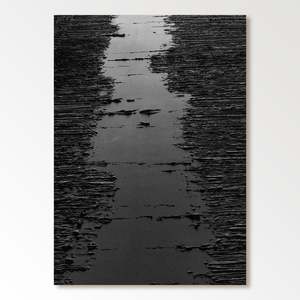 Pintura al Óleo Texturizada Minimalista Hecha a Mano, Decoración de Pared en Lienzo sin Marco para Oficina Contemporánea, Estilo Estudio - Product Image 2