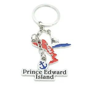 Promotional High Quality Zinc Alloy Fancy Designer Sports Club Keyring Custom Logo Souvenir Hockey Charm Metal Keychain