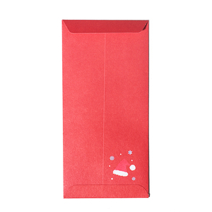 Yeni noel tebrik kartı yüksek kalite kırmızı yeşil altın folyo tebrik kartları zarflar noel için setleri - Product Image 2