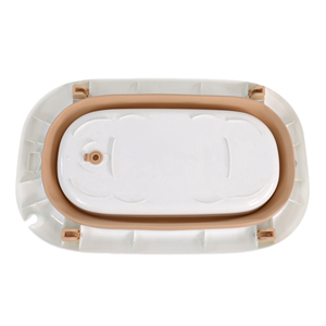 Ensemble <span class=keywords><strong>de</strong></span> baignoire pour bébé nouveau-né, design portable, plastique souple PP et TPE avec capteur <span class=keywords><strong>de</strong></span> température, baignoire pliable - Product Image 4