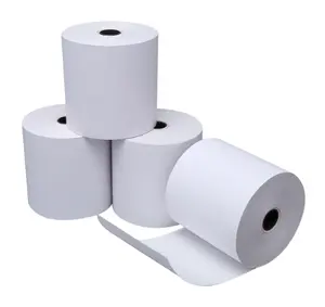Rolos de papel térmico mais vendidos 80X70 para caixa registradora, máquina de papel POS, rolo de papel térmico POS