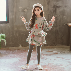 Costumes pour enfants : Nouveaux ensembles de vêtements de princesse avec leggings et hauts à volants sur les sites de vente en gros en Chine - Product Image 4