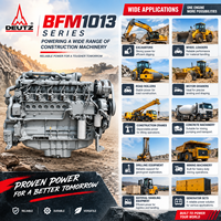 Moteur diesel turbocompressé DEUTZ BF6M1013FC-G1-B 249HP 186kW 1800RPM pour excavatrice, chargeuse, équipement minier et de construction