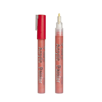 Stylos de peinture pour Peinture Rupestre, Céramique, Porcelaine, Verre, Bois, Tissu, Toile. Lot de 12 Marqueurs de Peinture Acrylique Pointe Moyenne