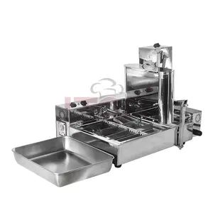 Mini máquina de rosquinha automática 304 s/s, fabricante de rosquinhas de 4 linhas, fabricante de massa