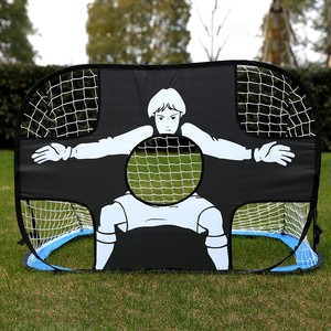 Portería de Fútbol Plegable de Nailon Rojo y Azul ARYDA, Marco de Portería de Juguete Portátil con Rebote, Objetivo de Entrenamiento de Tiro al Aire Libre, Tela de Portería de Fútbol 120x80x80 - Product Image 6