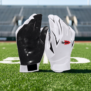 Durable Men's Safety Sports Gloves Comfortable Soft Silicone Palm Grip for Outdoor Football Catching Low Hand Friction - Product Image 3