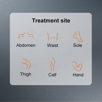 L'appareil de stimulation électrique TENS/EMS soulage la douleur grâce au massage d'entraînement par stimulation nerveuse électrique