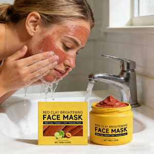 Nuova Maschera Viso per la Cura della Pelle 2026, Detergente per Pori, Detossificante e Illuminante con Argilla Rossa - Product Image 5