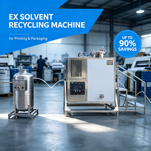 Machine de récupération de solvant de type continu à recyclage intelligent et sûr - Product Image 1