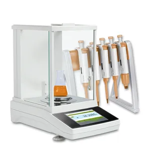 110G 0.0001G 0.1Mg Digitale Elektronische Laboratoriumanalytische Weegschaal Met 5 Inch Touchscreen Automatisch