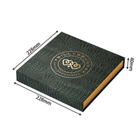 Boîte magnétique de luxe avec logo personnalisé Boîte en carton rigide de Noël avec calendrier de l'avent vide avec compte à rebours de 24 jours pour dessert chocolat