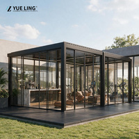Toit à persiennes en aluminium sur mesure B2B pour les constructeurs et les entrepreneurs, pergola de terrasse, jardin, protection contre les intempéries, pergola d'ombrage