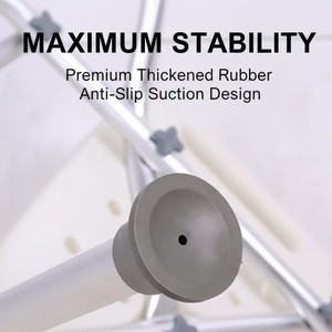 Hengheyue Shower <b>Bench</b> Adjustable Height Aluminum Alloy With Backrest Non Slip Bathroom Safety Equipment - Product Image 4