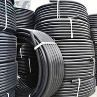 Tuyau de conduit PE de haute qualité 25mm 2.3mm épaisseur de paroi raccords de tuyau de tuyau électrique Tube PE Conduit Flexible
