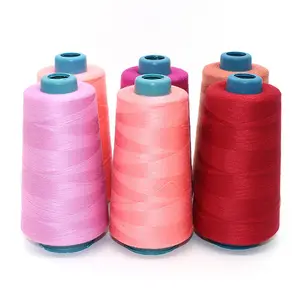 Wholesale 2500 yards nylon sewing thread and colorful 100% polyester sewing thread in bulk in stock