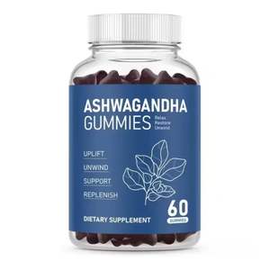 Gomitas de Ashwagandha Orgánica de Marca Propia para Hombres Adultos, Aumento de Energía y Recuperación Muscular con Apoyo Inmunológico - Product Image 1