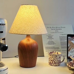 Vintage Wabi-Sabi Style Table Sophisticated Modern Chinese <b>Retro</b> Design Sensor Activation for Hotel Atmosphere Bedroom PC - Product Image 4