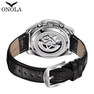 Drioshipping Luxury <b>Watch</b> Mechanical Customized Logo <b>Waterproof</b> <b>Watches</b> Automatic Chronograph Calendar <b>Watch</b> - Product Image 6
