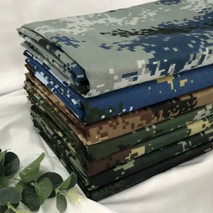 Yüksek kaliteli Camo Polyester, pamuk matkap TC 65/35 karışımı dokuma yırtılmaz benekli kamuflaj taktik/