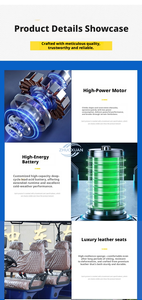 Potente motor de CA, carrito de golf eléctrico todoterreno con estructura de aluminio, bajo nivel de ruido, para uso en comunidades residenciales y clubes campestres. - Product Image 5