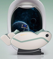 Nouveau modèle pas cher carte de crédit entreprise pièce de monnaie exploité commercial 3D zéro gravité vente chaise de massage avec système de paiement