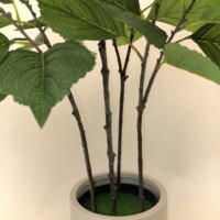 Penjualan Pabrik tanaman Bonsai bunga Hortensia asli berkualitas tinggi dengan Simulasi sentuhan untuk dekorasi dalam ruangan taman Hotel