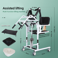 Machine à déménager Chaise multifonctionnelle pour la maison paralysée Soins aux personnes âgées Artefact Ascenseur hydraulique Transfert assisté Chaise de changement de vitesse
