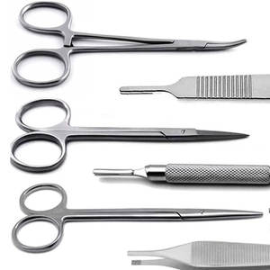 กรรไกรผ่าตัดปลายแหลมด้ามทองเหลืองสแตนเลสสตีล คุณภาพสูง ชุดเครื่องมือผ่าตัดสแตนเลสสตีล - Product Image 5