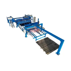 Full Automatic Mechanical 3D V-Pressed Mesh Fencing Making Machine With Coil Wire Feeding System