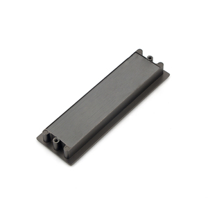 Tiradores de dedo de cajón de armario empotrado oculto tiradores de puerta de Granero corrediza de bolsillo de montaje empotrado Rectangular manijas OEM ODM moderno - Product Image 6