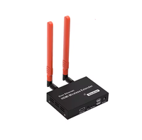 Extensor KVM Inalámbrico HDTV de 5.8G, 300m, 1080P, Kit de Transmisor y Receptor USB, Salida en Bucle IR HD para PC, TV, DVD