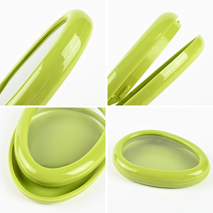 Food Storage Container Round Clip On Lid <b>Portable</b> Travel Use 4 Colors Set - Product Image 2