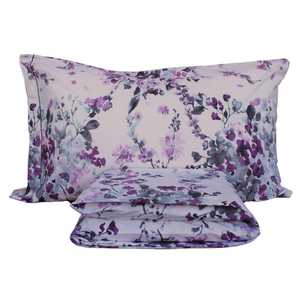 Ensemble de housse de couette 100% coton, design Acquerello, taille Queen 200x200cm, motif floral, literie - Product Image 1