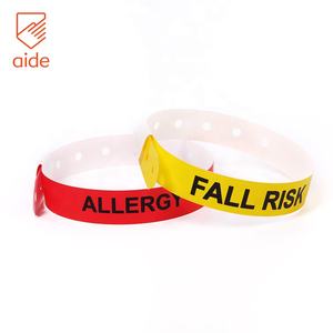 कस्टम pvc गिरावट का जोखिम मेडिकल अलर्ट विनाइल रिस्टबैंड - Product Image 6