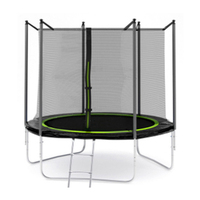 Terrain de jeu intérieur/extérieur Lit de saut en trampoline élastique pour enfants Matériau en PVC pour filles Fabricant d'approvisionnement