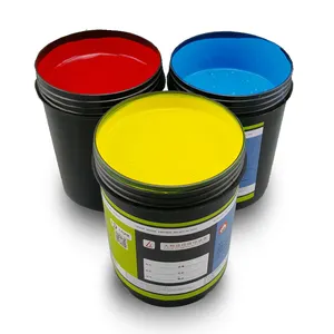 Alcohol resistant ink supplies Stock available Direct Sales eco solvent pvc silk printing inks plastisol ink screen printing