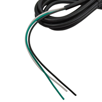 Câble d'alimentation CA standard NEMA 5-15P de type US de haute qualité SJT 3C 14AWG 2.08mm2 à 3 broches pour appareils électroménagers