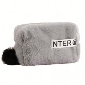 Lovely Style Traveling Fashional Plush Multi-functional Cosmetic <b>Bag</b> for Women Storage Make up <b>Bag</b> - Product Image 1