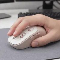 Mouse Gaming Nirkabel Dual Mode Isi Ulang Tipe-C  Mouse Klik Senyap Baterai Ultra Tahan Lama Mouse Nirkabel 2.4G Komputer