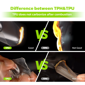 Yüksek kaliteli anti-sararma kendini şifa hidrofiliklik 7.5mil şeffaf mat TPU PPF araba boyası koruma filmi rulo - Product Image 6