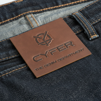 Écusson en cuir 3D gaufré avec logo personnalisé, patch en PU (synthétique/véritable) brodé, respectueux de l'environnement, à coudre sur support non tissé en feutre pour vêtements