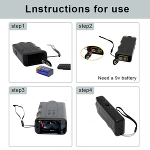 Ultrasonic Dog Repeller Device <b>Battery</b> Powered Plastic Construction Dog Deterrent Tool for Outdoor Use - Product Image 5